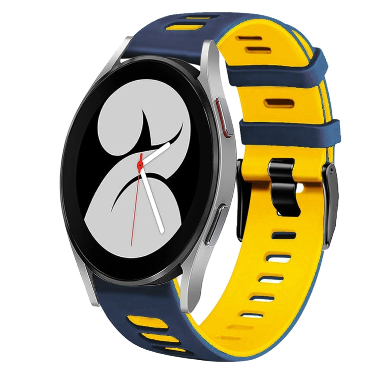 Cinturino in silicone bicolore da 20 mm, For Samsung Galaxy Watch 4 40mm