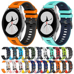 Cinturino in silicone bicolore da 20 mm, For Samsung Galaxy Watch 4 40mm