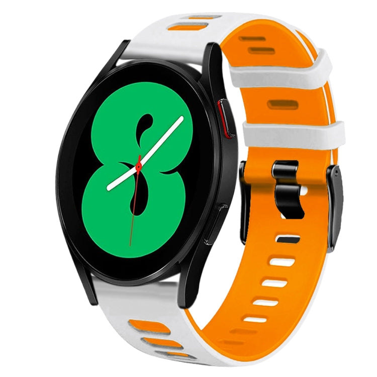 Cinturino in silicone bicolore da 20 mm, For Samsung Galaxy Watch 4 44mm