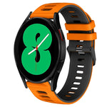 Cinturino in silicone bicolore da 20 mm, For Samsung Galaxy Watch 4 44mm