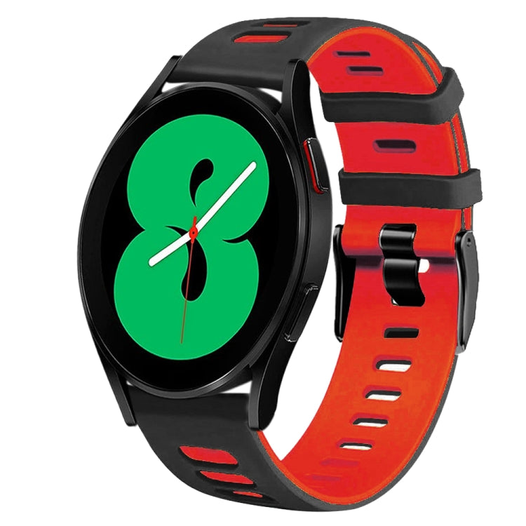 Cinturino in silicone bicolore da 20 mm, For Samsung Galaxy Watch 4 44mm