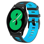 Cinturino in silicone bicolore da 20 mm, For Samsung Galaxy Watch 4 44mm
