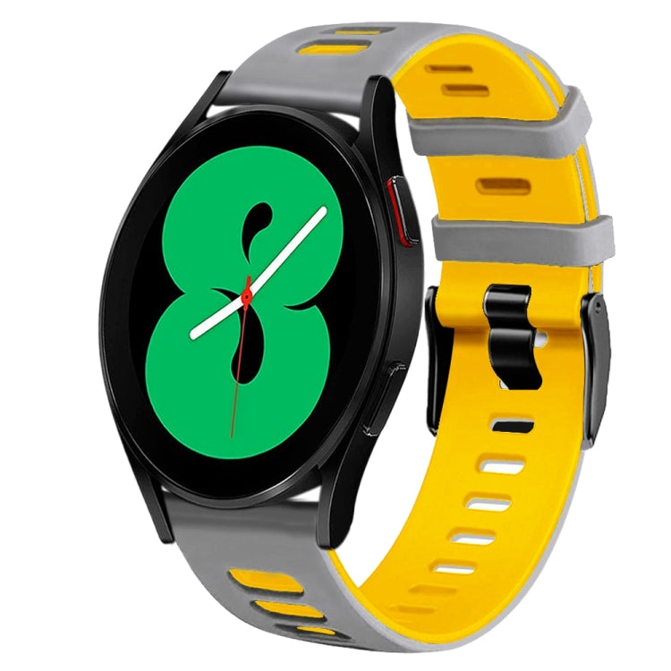 Cinturino in silicone bicolore da 20 mm, For Samsung Galaxy Watch 4 44mm