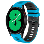 Cinturino in silicone bicolore da 20 mm, For Samsung Galaxy Watch 4 44mm