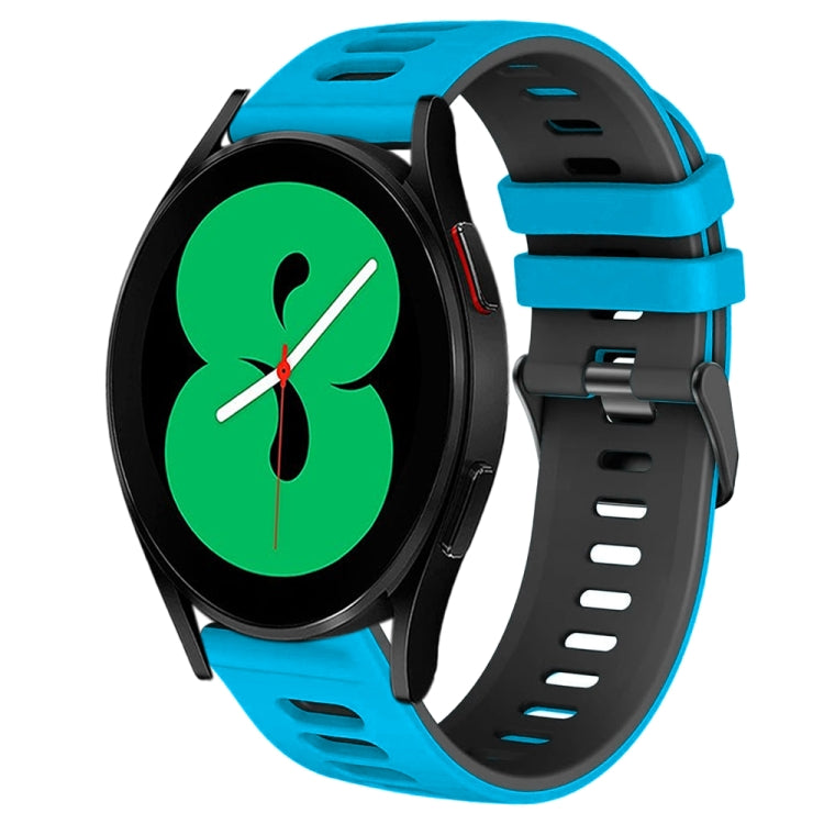 Cinturino in silicone bicolore da 20 mm, For Samsung Galaxy Watch 4 44mm