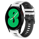 Cinturino in silicone bicolore da 20 mm, For Samsung Galaxy Watch 4 44mm