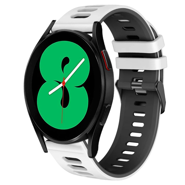 Cinturino in silicone bicolore da 20 mm, For Samsung Galaxy Watch 4 44mm