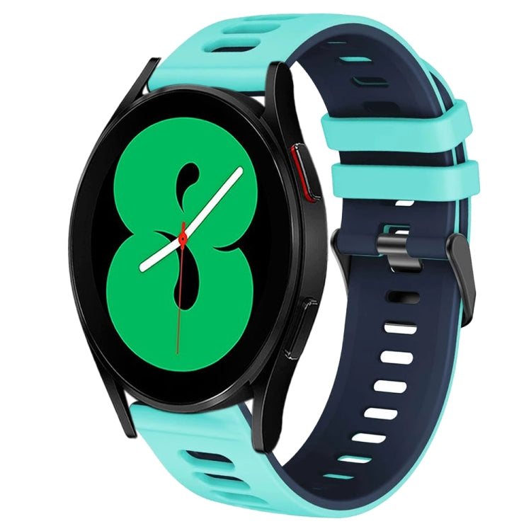 Cinturino in silicone bicolore da 20 mm, For Samsung Galaxy Watch 4 44mm