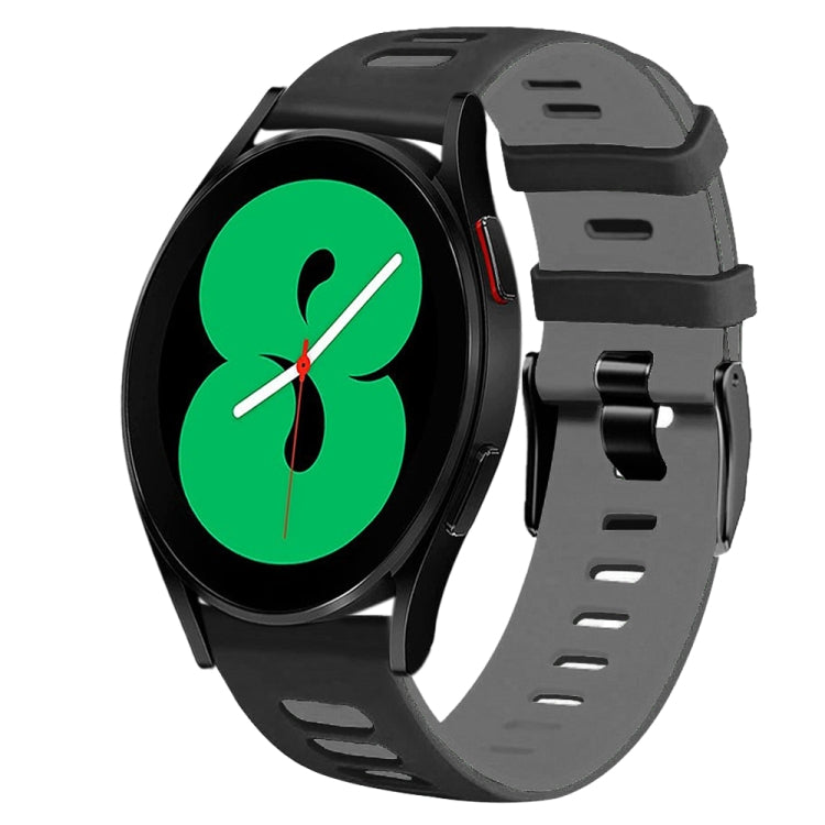 Cinturino in silicone bicolore da 20 mm, For Samsung Galaxy Watch 4 44mm