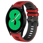 Cinturino in silicone bicolore da 20 mm, For Samsung Galaxy Watch 4 44mm