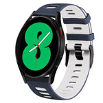 Cinturino in silicone bicolore da 20 mm, For Samsung Galaxy Watch 4 44mm