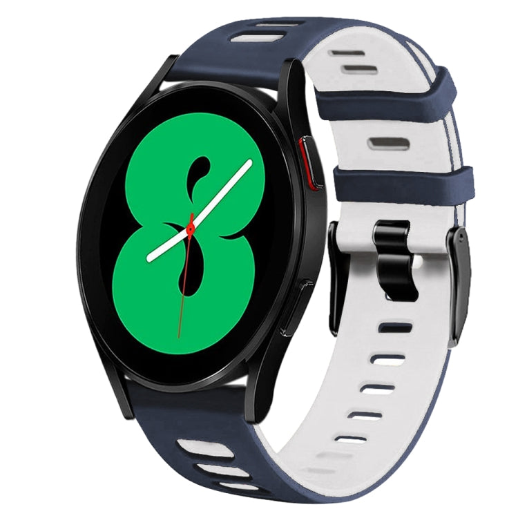 Cinturino in silicone bicolore da 20 mm, For Samsung Galaxy Watch 4 44mm
