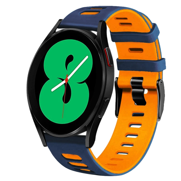 Cinturino in silicone bicolore da 20 mm, For Samsung Galaxy Watch 4 44mm