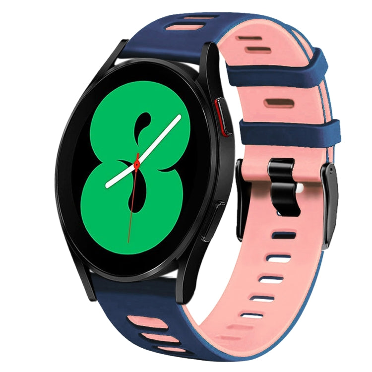 Cinturino in silicone bicolore da 20 mm, For Samsung Galaxy Watch 4 44mm