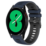Cinturino in silicone bicolore da 20 mm, For Samsung Galaxy Watch 4 44mm