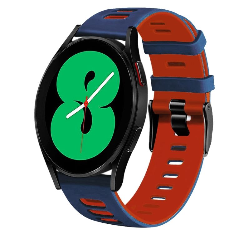 Cinturino in silicone bicolore da 20 mm, For Samsung Galaxy Watch 4 44mm