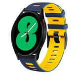 Cinturino in silicone bicolore da 20 mm, For Samsung Galaxy Watch 4 44mm