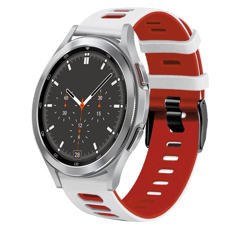 Cinturino in silicone bicolore da 20 mm, For Samsung Galaxy Watch 4 Classic 46mm