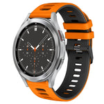 Cinturino in silicone bicolore da 20 mm, For Samsung Galaxy Watch 4 Classic 46mm