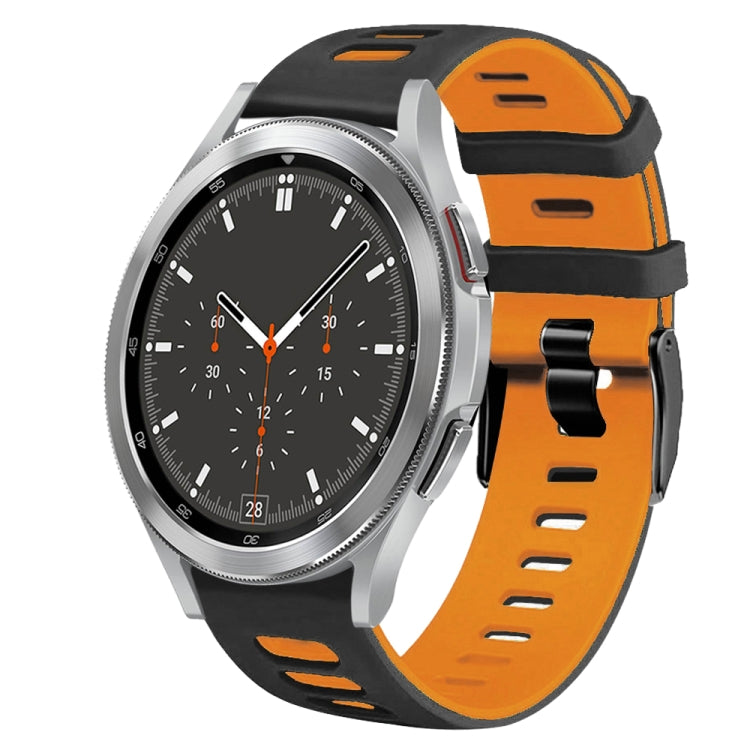 Cinturino in silicone bicolore da 20 mm, For Samsung Galaxy Watch 4 Classic 46mm
