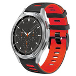 Cinturino in silicone bicolore da 20 mm, For Samsung Galaxy Watch 4 Classic 46mm
