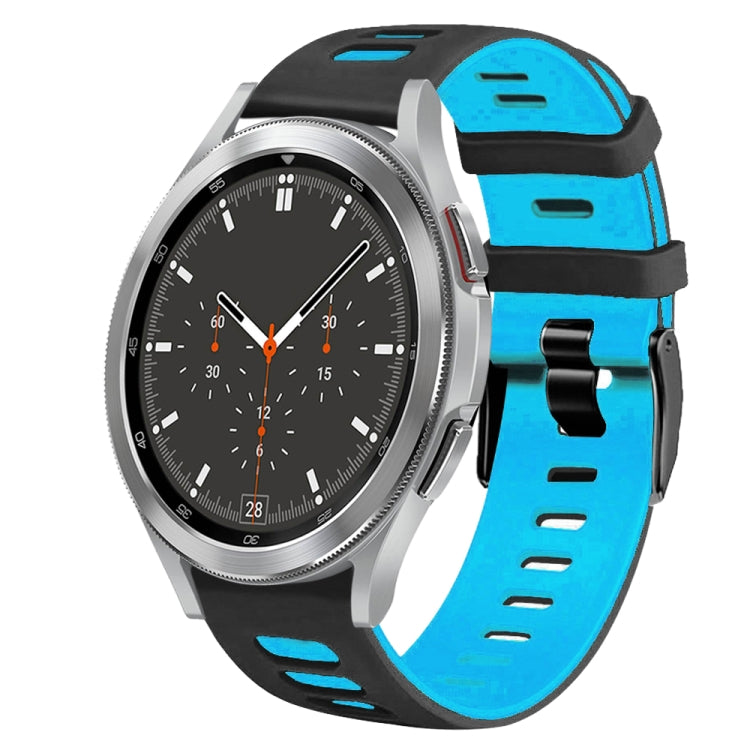 Cinturino in silicone bicolore da 20 mm, For Samsung Galaxy Watch 4 Classic 46mm