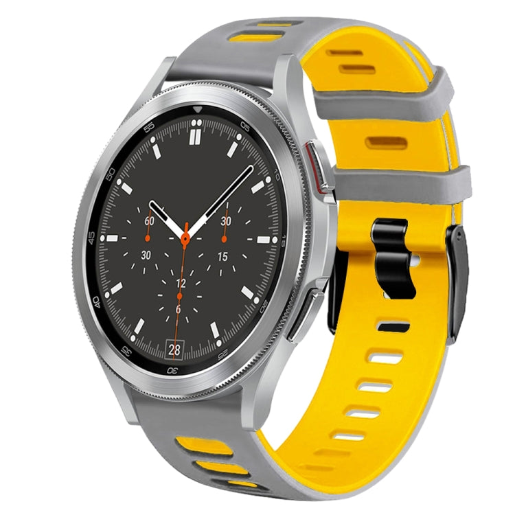 Cinturino in silicone bicolore da 20 mm, For Samsung Galaxy Watch 4 Classic 46mm
