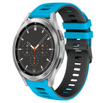 Cinturino in silicone bicolore da 20 mm, For Samsung Galaxy Watch 4 Classic 46mm