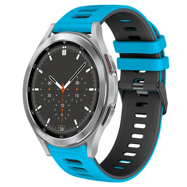 Cinturino in silicone bicolore da 20 mm, For Samsung Galaxy Watch 4 Classic 46mm