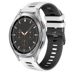 Cinturino in silicone bicolore da 20 mm, For Samsung Galaxy Watch 4 Classic 46mm