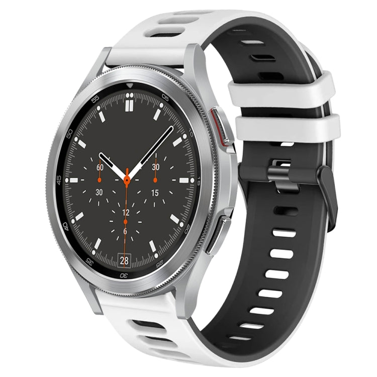 Cinturino in silicone bicolore da 20 mm, For Samsung Galaxy Watch 4 Classic 46mm