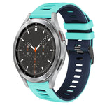 Cinturino in silicone bicolore da 20 mm, For Samsung Galaxy Watch 4 Classic 46mm