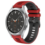 Cinturino in silicone bicolore da 20 mm, For Samsung Galaxy Watch 4 Classic 46mm