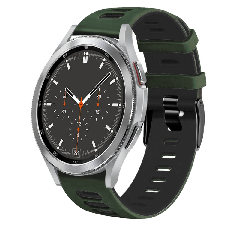 Cinturino in silicone bicolore da 20 mm, For Samsung Galaxy Watch 4 Classic 46mm