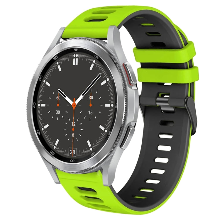 Cinturino in silicone bicolore da 20 mm, For Samsung Galaxy Watch 4 Classic 46mm