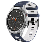 Cinturino in silicone bicolore da 20 mm, For Samsung Galaxy Watch 4 Classic 46mm