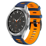 Cinturino in silicone bicolore da 20 mm, For Samsung Galaxy Watch 4 Classic 46mm