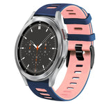 Cinturino in silicone bicolore da 20 mm, For Samsung Galaxy Watch 4 Classic 46mm