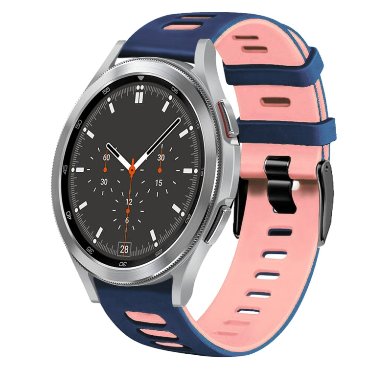 Cinturino in silicone bicolore da 20 mm, For Samsung Galaxy Watch 4 Classic 46mm