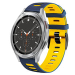 Cinturino in silicone bicolore da 20 mm, For Samsung Galaxy Watch 4 Classic 46mm