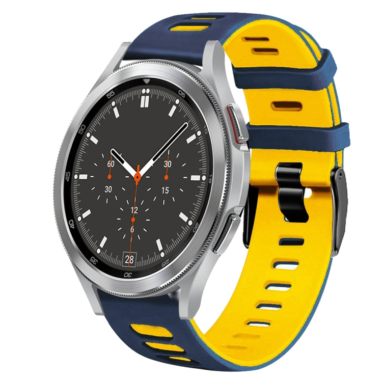 Cinturino in silicone bicolore da 20 mm, For Samsung Galaxy Watch 4 Classic 46mm