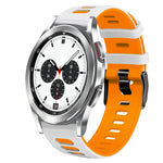 Cinturino in silicone bicolore da 20 mm, For Samsung Galaxy Watch 4 Classic 42mm