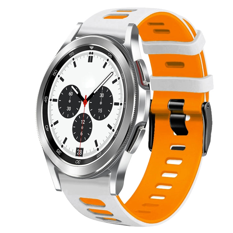 Cinturino in silicone bicolore da 20 mm, For Samsung Galaxy Watch 4 Classic 42mm