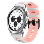 Cinturino in silicone bicolore da 20 mm, For Samsung Galaxy Watch 4 Classic 42mm