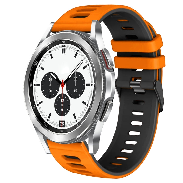 Cinturino in silicone bicolore da 20 mm, For Samsung Galaxy Watch 4 Classic 42mm