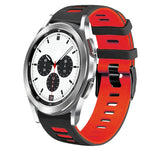 Cinturino in silicone bicolore da 20 mm, For Samsung Galaxy Watch 4 Classic 42mm