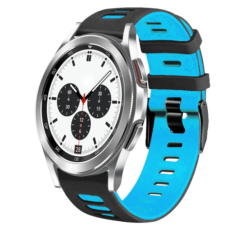 Cinturino in silicone bicolore da 20 mm, For Samsung Galaxy Watch 4 Classic 42mm