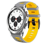 Cinturino in silicone bicolore da 20 mm, For Samsung Galaxy Watch 4 Classic 42mm