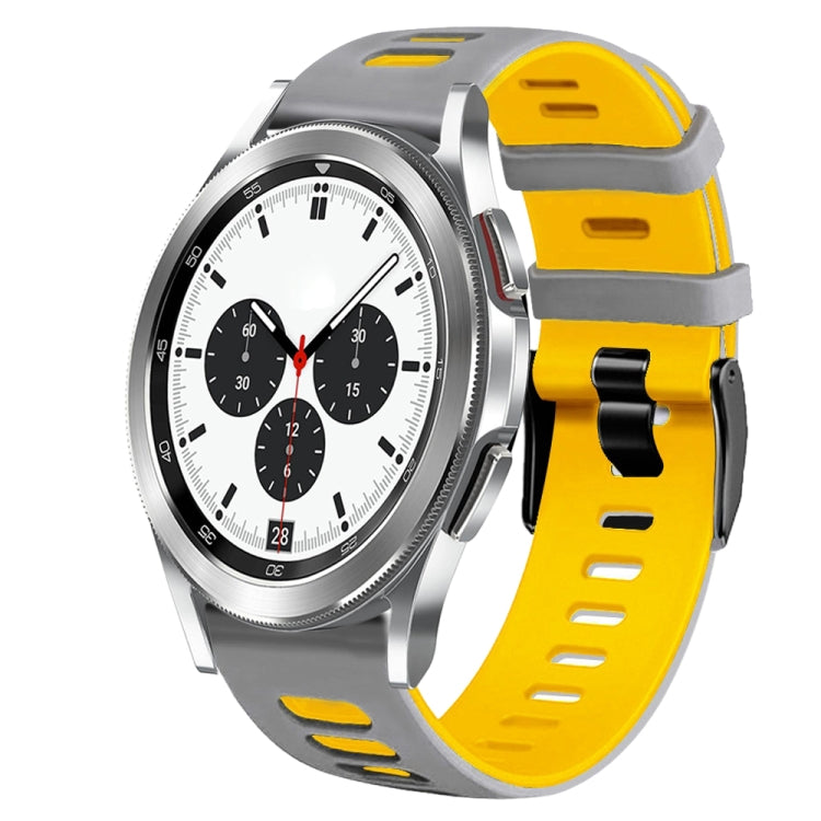 Cinturino in silicone bicolore da 20 mm, For Samsung Galaxy Watch 4 Classic 42mm