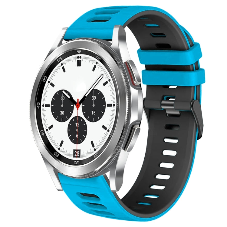 Cinturino in silicone bicolore da 20 mm, For Samsung Galaxy Watch 4 Classic 42mm